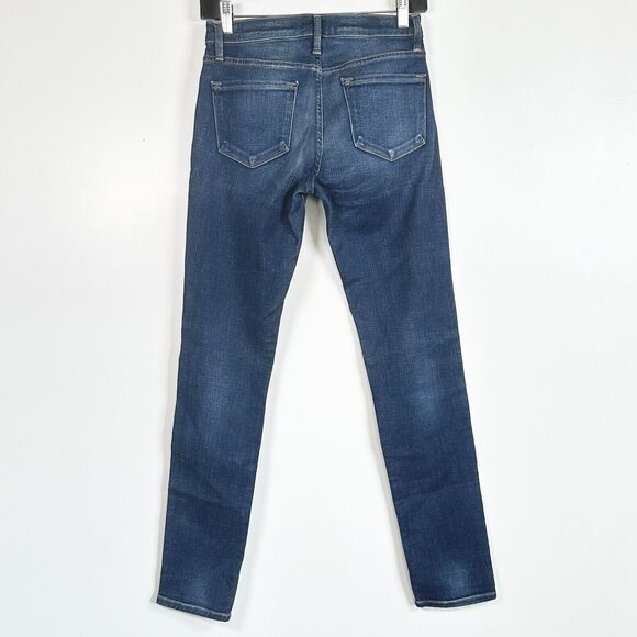 Frame Denim Women's Le Garcon Blue Boyfriend Jeans in Kenter Size 24 NWT $239 - Picture 3 of 8